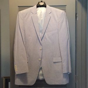 Saddlebred seer sucker blazer